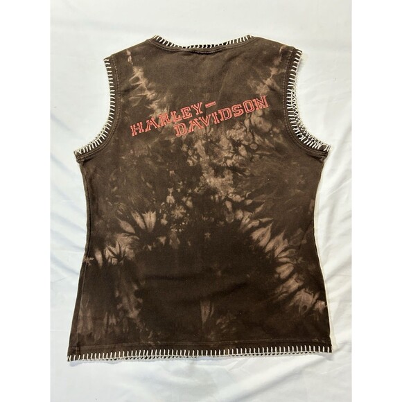 Harley Davidson Women's Rhinestone Tank Top Size Large H3 - Picture 2 of 7